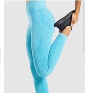 Gymshark NWT Vital Seamless High Waisted Leggings - Small in Marl Teal/Blue
